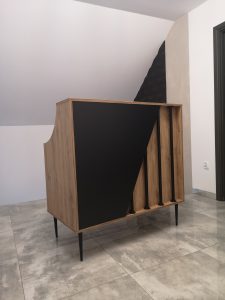 lada recepcyjna loft, industrialna