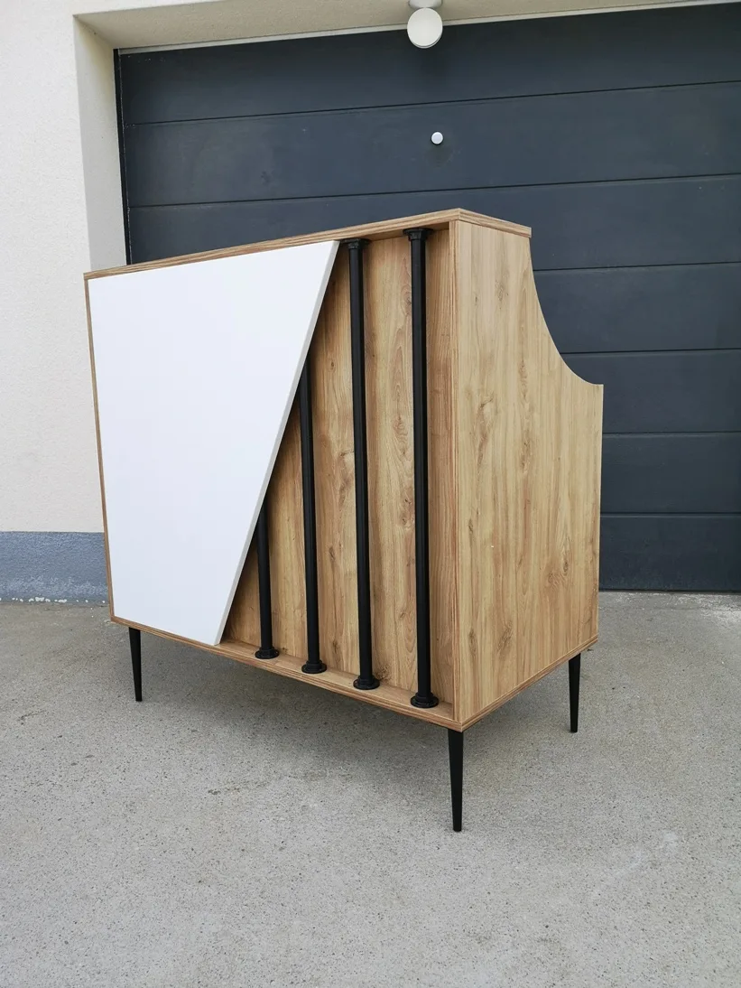 recepcja fryzjerska, recepcja barberska, lada recepcyjna