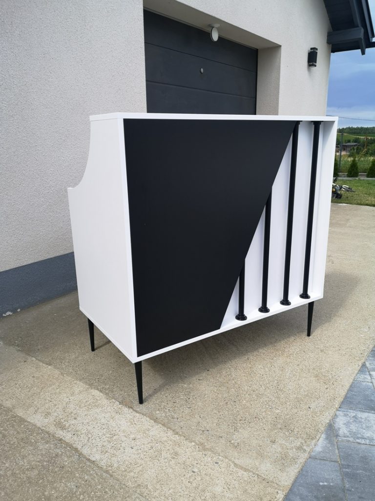 recepcja loft, lada recepcyjna