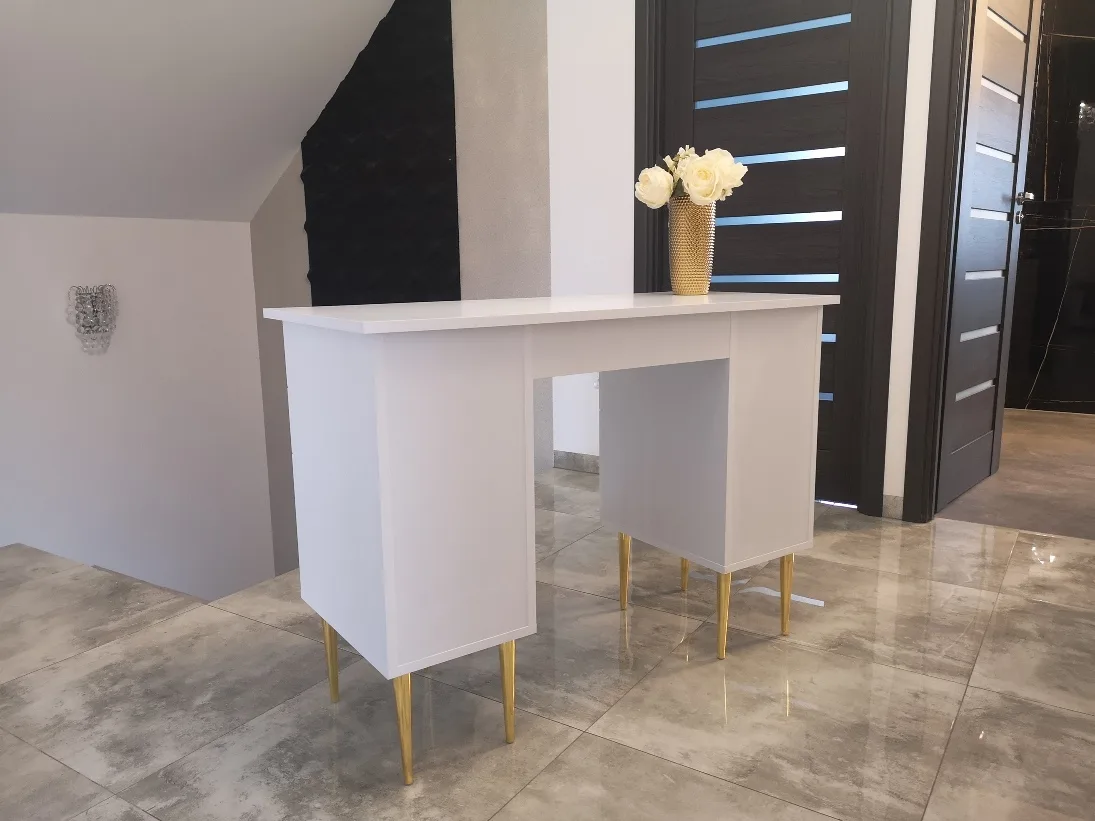 Biurko kosmetyczne, stół kosmetyczny, biurko do manicure z pochłaniaczem pyłu, biurko kosmetyczne afinia, biruko do manicure glamour