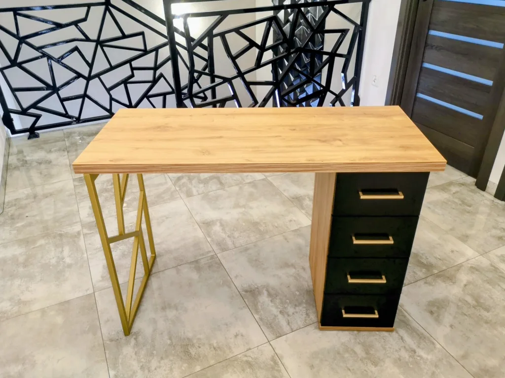 Biurko kosmetyczne, stół kosmetyczny, biurko do manicure z pochłaniaczem pyłu, biurko kosmetyczne afinia, biruko do manicure glamour