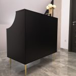 lada-recepcyjna, recepcja, recepcja- glamour, recepcja czarna, recepcja kosmetyczna, recepcja-czarna