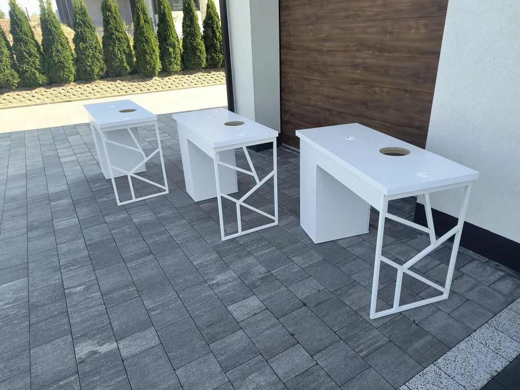 Biurko kosmetyczne, stół kosmetyczny, biurko do manicure z pochłaniaczem pyłu, biurko kosmetyczne afinia, biruko do manicure glamour