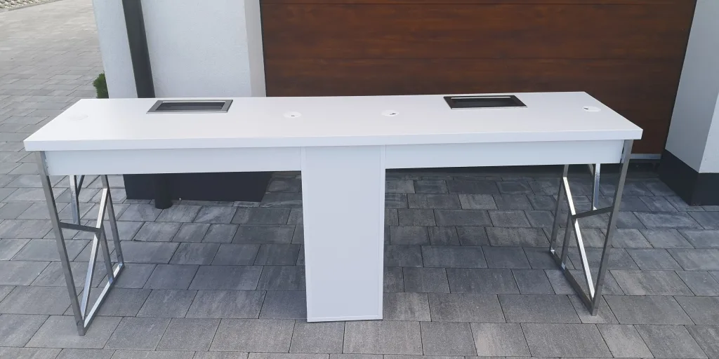 Biurko kosmetyczne, stół kosmetyczny, biurko do manicure z pochłaniaczem pyłu, biurko kosmetyczne afinia, biruko do manicure glamour