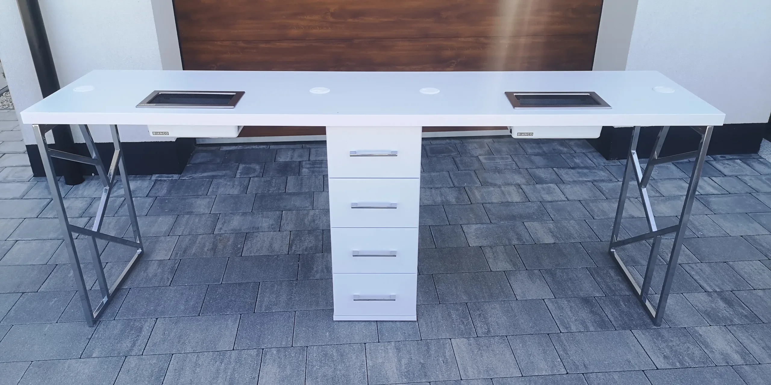 Biurko kosmetyczne, stół kosmetyczny, biurko do manicure z pochłaniaczem pyłu, biurko kosmetyczne afinia, biruko do manicure glamour