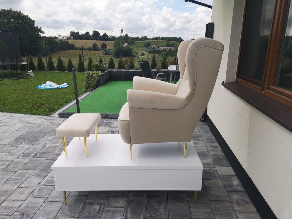 Podest do pedicure, zestaw do pedicure, stanowisko do pedicure, fotel kosmetyczny, fotel do pedicure