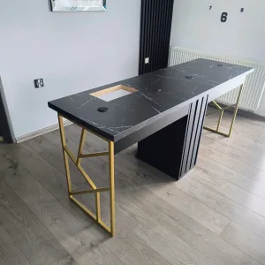 Biurko kosmetyczne, stół kosmetyczny, biurko do manicure z pochłaniaczem pyłu, biurko kosmetyczne afinia, biruko do manicure glamour