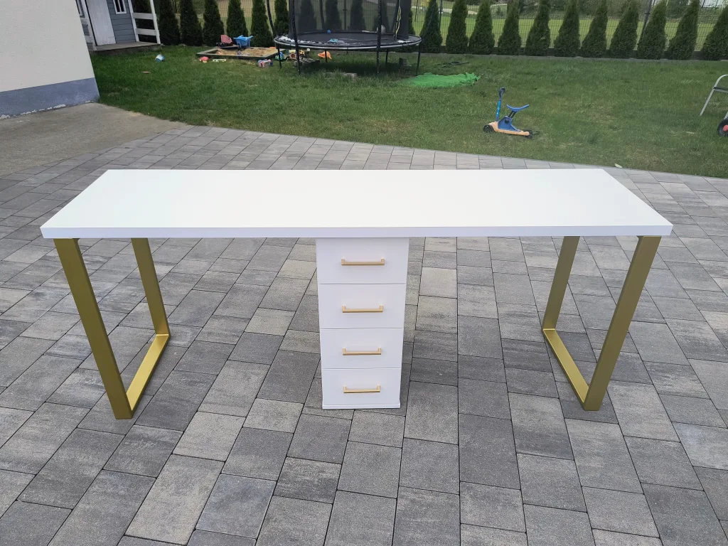 Biurko kosmetyczne, stół kosmetyczny, biurko do manicure z pochłaniaczem pyłu, biurko kosmetyczne afinia, biruko do manicure glamour