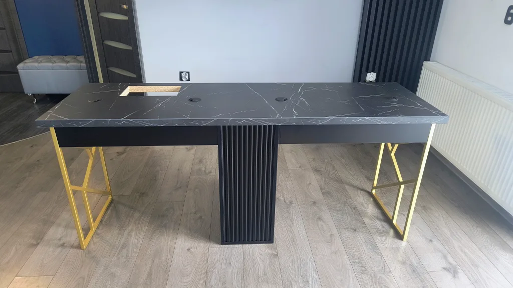 Biurko kosmetyczne, stół kosmetyczny, biurko do manicure z pochłaniaczem pyłu, biurko kosmetyczne afinia, biruko do manicure glamour