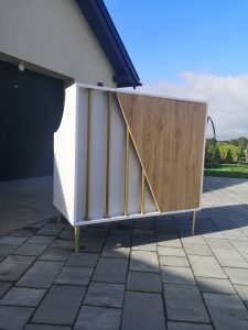 recepcja fryzjerska, recepcja barberska, lada recepcyjna