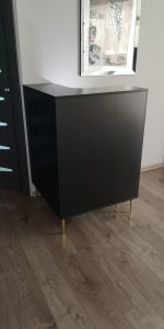 recepcja narożna, lada recepcyjna narożna