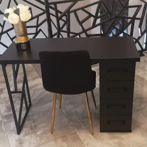 Biurko kosmetyczne, stół kosmetyczny, biurko do manicure z pochłaniaczem pyłu, biurko kosmetyczne afinia, biruko do manicure glamour