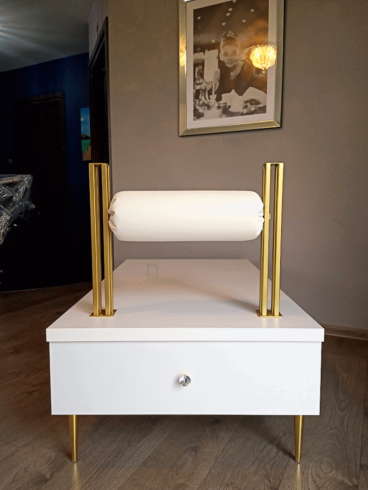 Podest do pedicure, zestaw do pedicure, stanowisko do pedicure, fotel kosmetyczny, fotel do pedicure