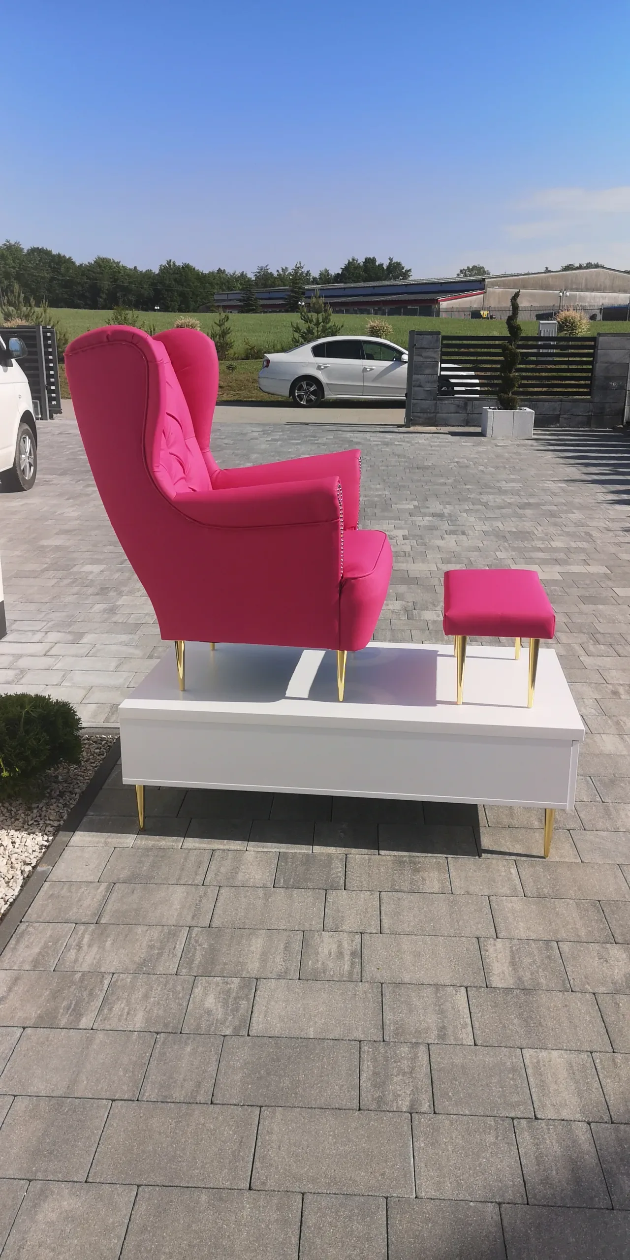 podest do pedicure, stanowisko do pedicure, podest pod fotel, fotel do pedicure