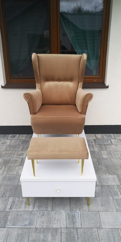 Podest do pedicure, zestaw do pedicure, stanowisko do pedicure, fotel kosmetyczny, fotel do pedicure