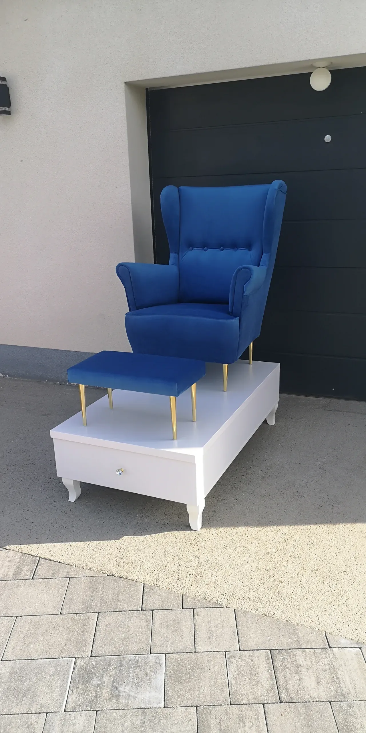 podest do pedicure, stanowisko do pedicure, podest pod fotel