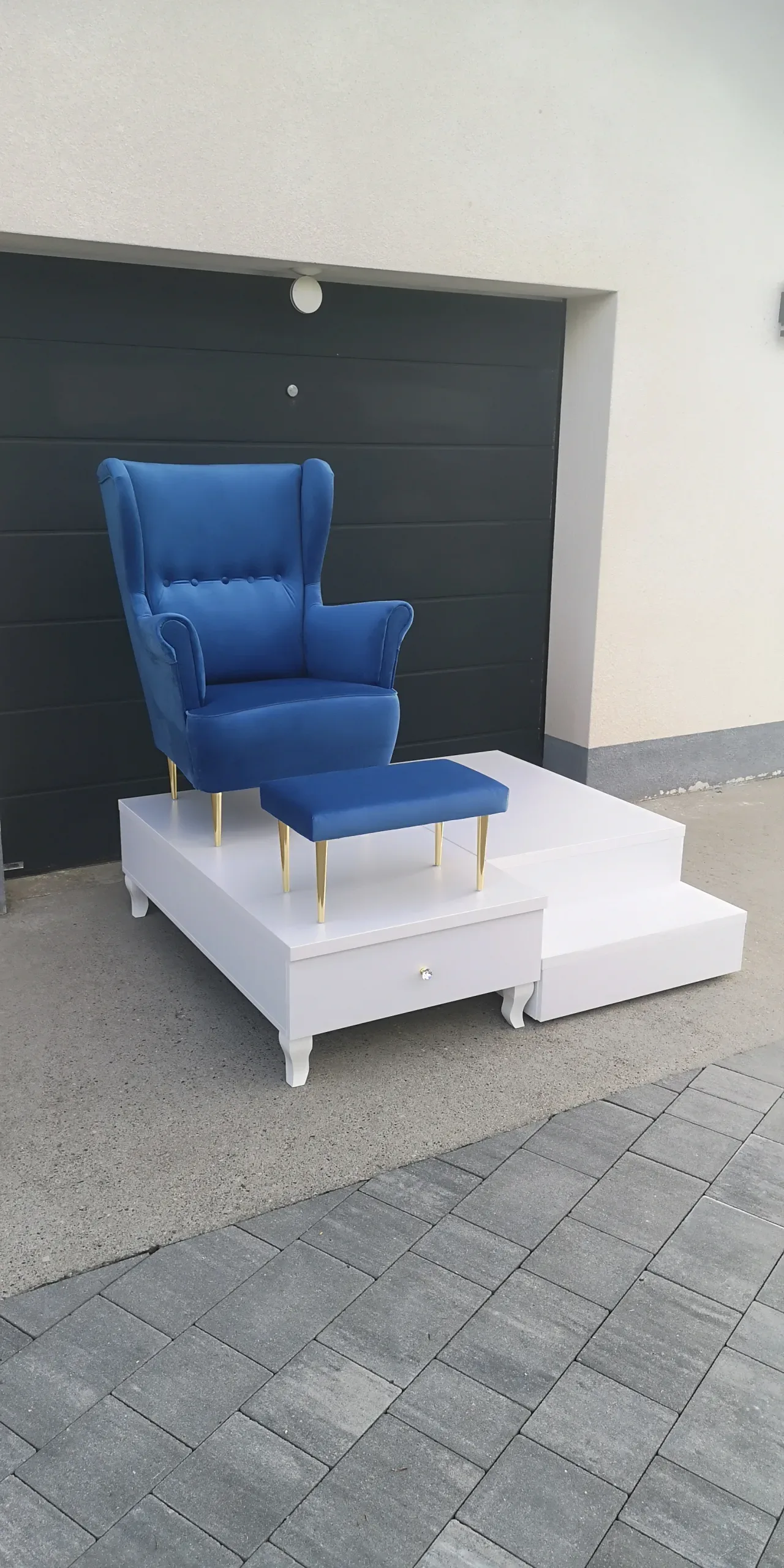 podest do pedicure, stanowisko do pedicure, podest pod fotel