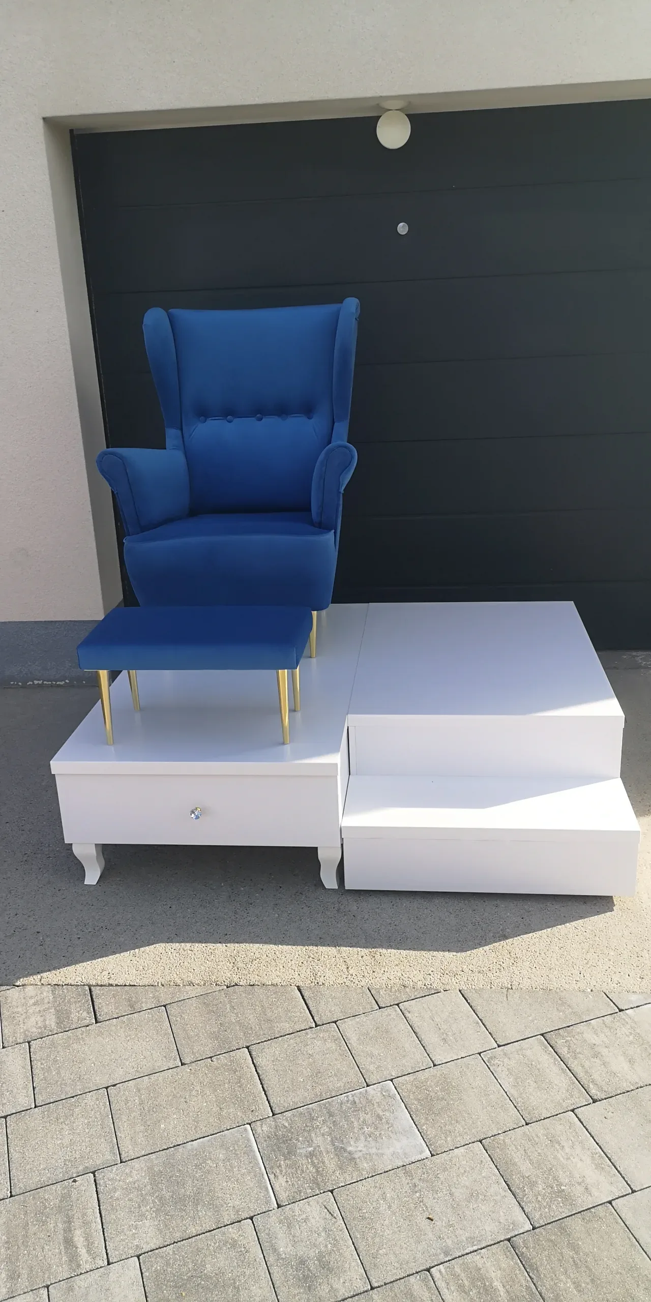 podest do pedicure, stanowisko do pedicure, podest pod fotel