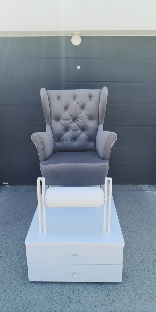 podest do pedicure, stanowisko do pedicure, podest pod fotel