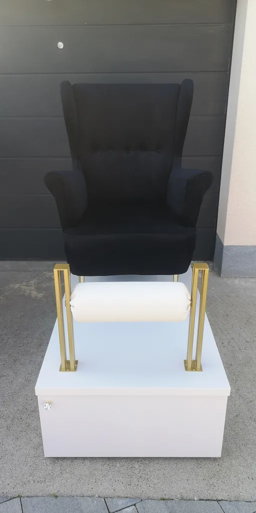 podest do pedicure, stanowisko do pedicure, podest pod fotel