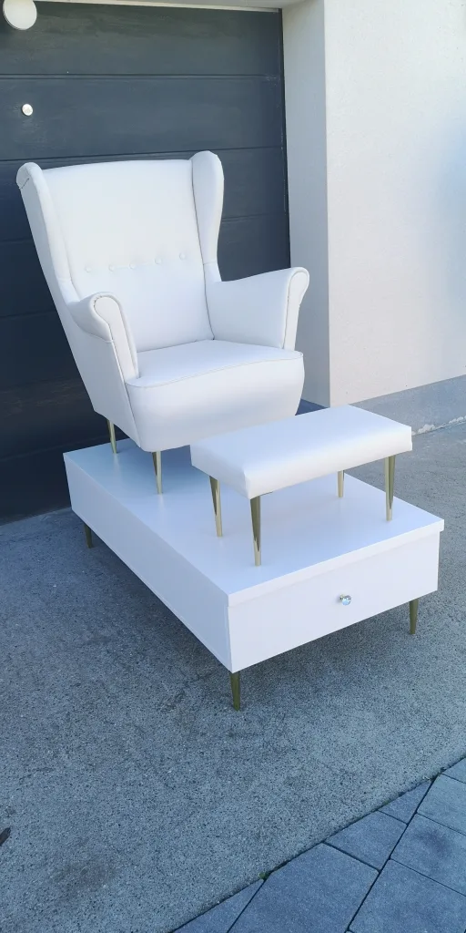 podest do pedicure, stanowisko do pedicure, podest pod fotel