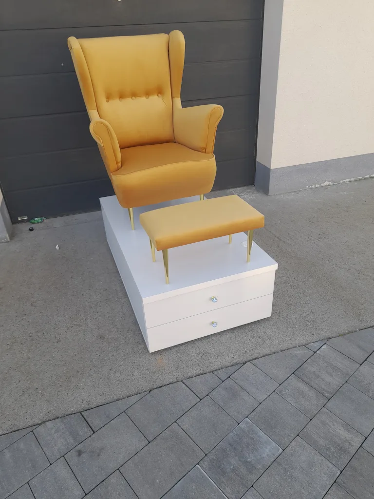 podest do pedicure, stanowisko do pedicure, podest pod fotel