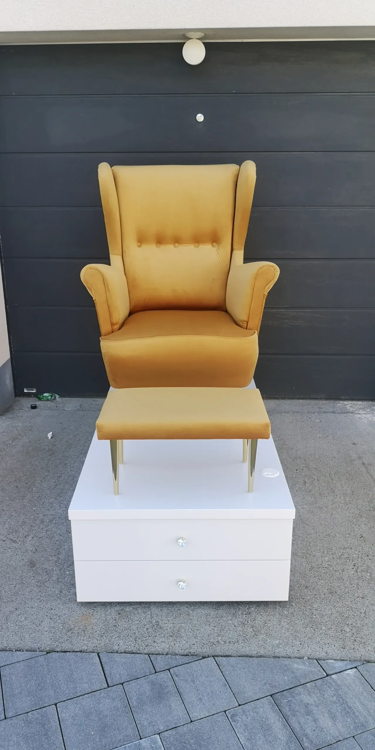 podest do pedicure, stanowisko do pedicure, podest pod fotel