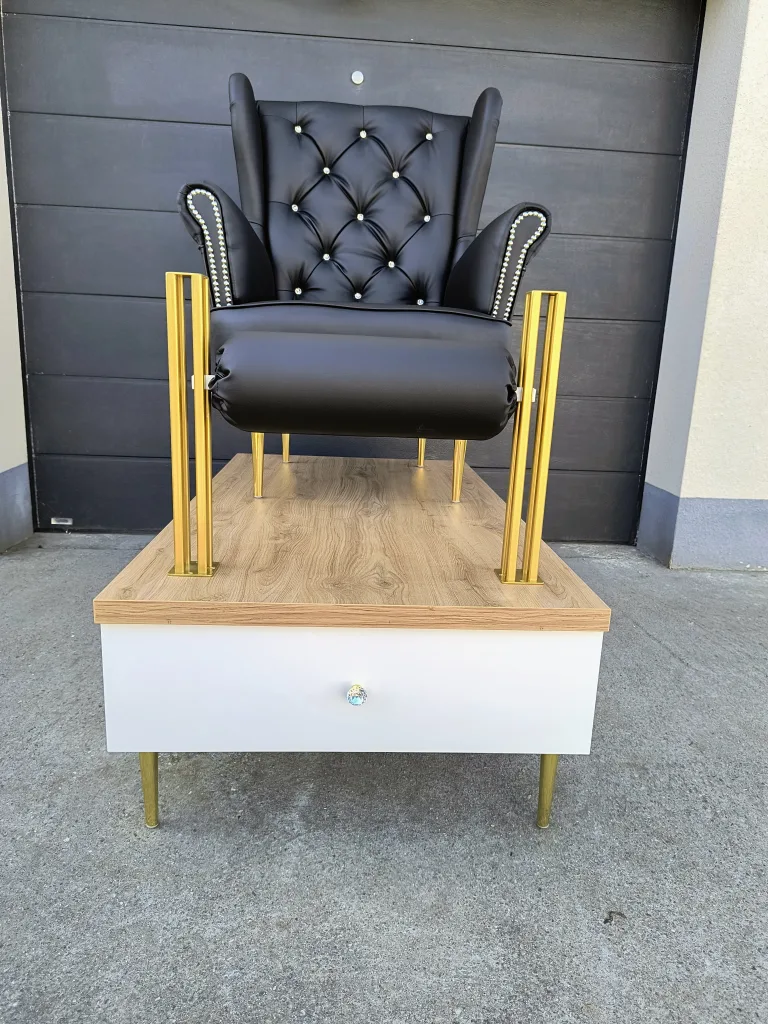 podest do pedicure, stanowisko do pedicure, podest pod fotel