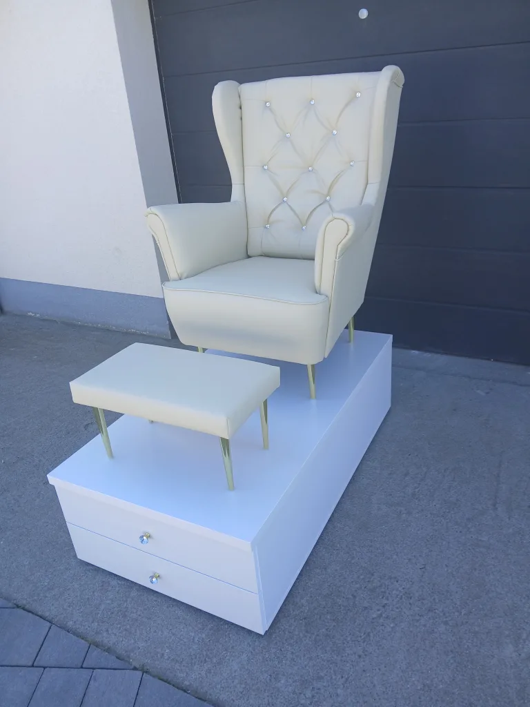 podest do pedicure, stanowisko do pedicure, podest pod fotel