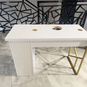 Biurko kosmetyczne, stół kosmetyczny, biurko do manicure z pochłaniaczem pyłu, biurko kosmetyczne afinia, biruko do manicure glamour, biurko do manicure