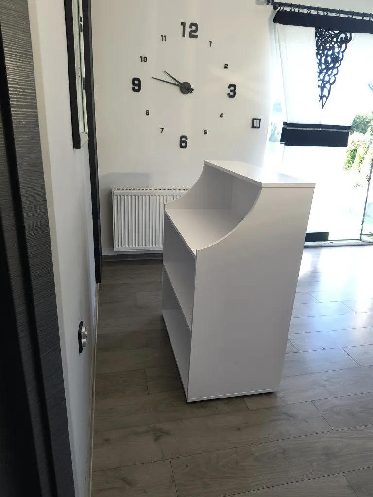 Recepcja glamour, recepcja kosmetyczna, recepcja, lada recepcyjna, recepcja do salonu beauty