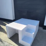 podest do pedicure, stanowisko do pedicure, podest pod fotel, fotel kosmetyczny, podest wysoki z wnęką.