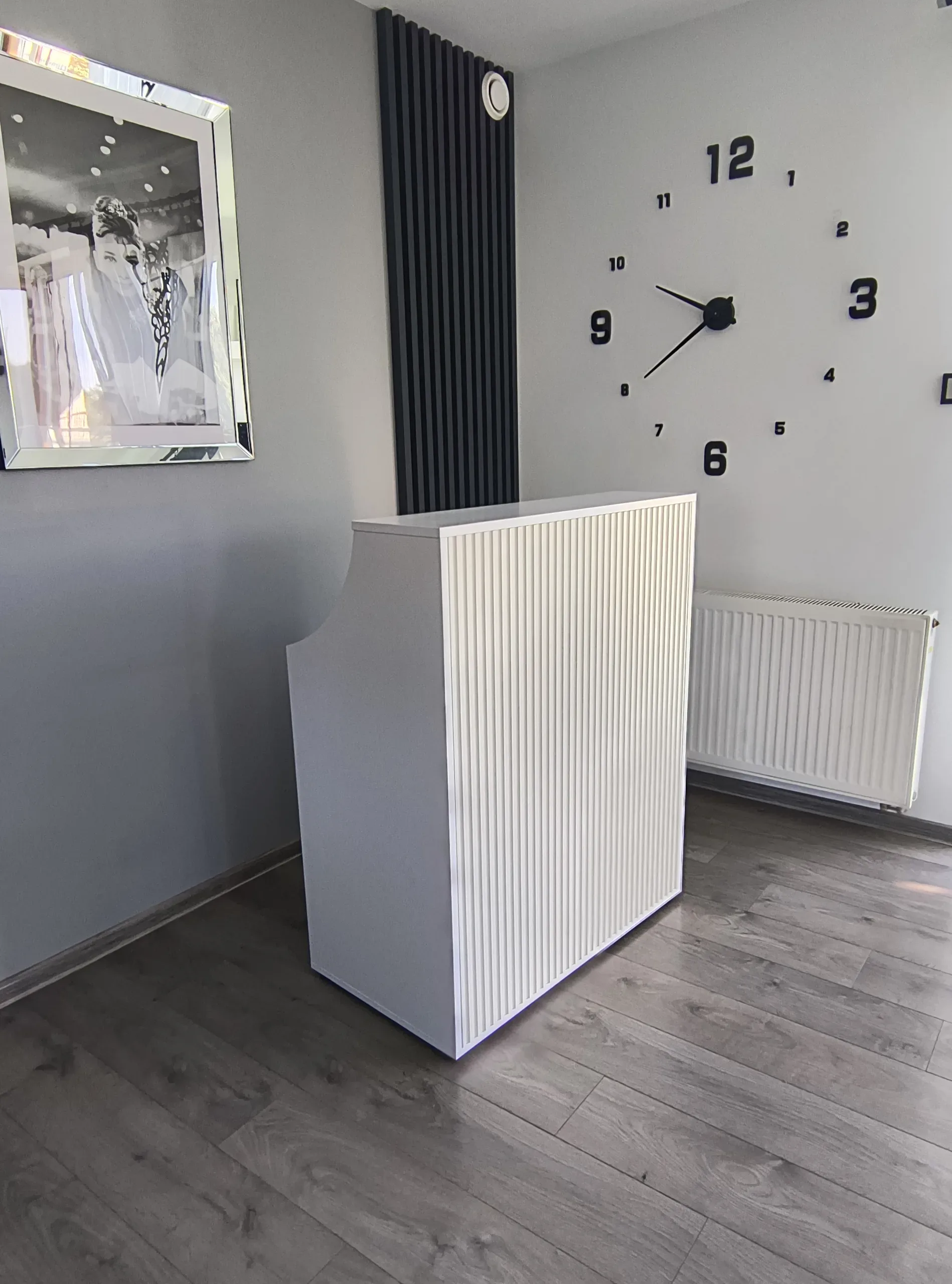 Recepcja glamour, recepcja kosmetyczna, recepcja, lada recepcyjna, recepcja do salonu beauty