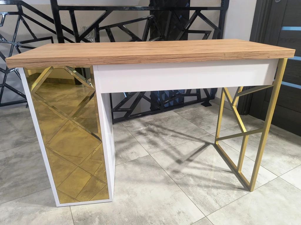 Biurko kosmetyczne, stół kosmetyczny, biurko do manicure z pochłaniaczem pyłu, biurko kosmetyczne afinia, biruko do manicure glamour