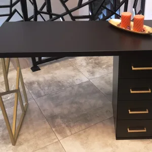 Biurko kosmetyczne, stół kosmetyczny, biurko do manicure z pochłaniaczem pyłu, biurko kosmetyczne afinia, biruko do manicure glamour