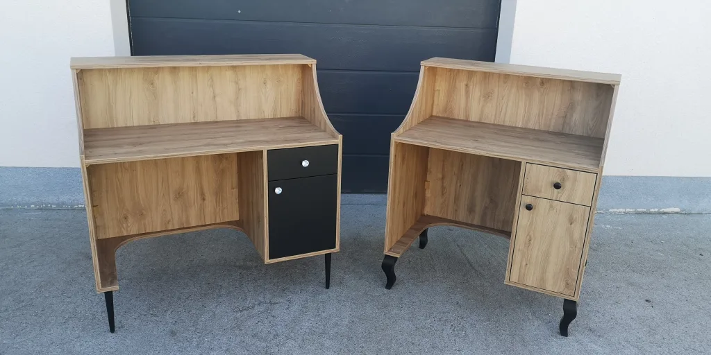 recepcja drewno, recepcja biurko, lada recepcja, biurko do recepcji, recepcja kosmetyczna, recepcja loft, lada loft, recepcja glamour, recepcja drewniana