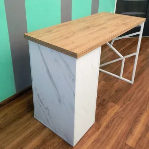 biurko-kosmetyczne, biurko do manicure, białe biurko kosmetyczne, biurko marmur, biurko kosmetyczne marmur