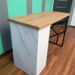 biurko-kosmetyczne, biurko do manicure, białe biurko kosmetyczne, biurko marmur, biurko kosmetyczne marmur