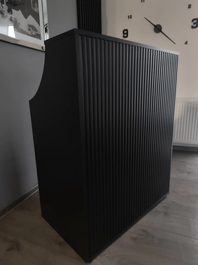 Recepcja glamour, recepcja ryflowana, recepcja kosmetyczna, recepcja, lada recepcyjna, recepcja do salonu beauty