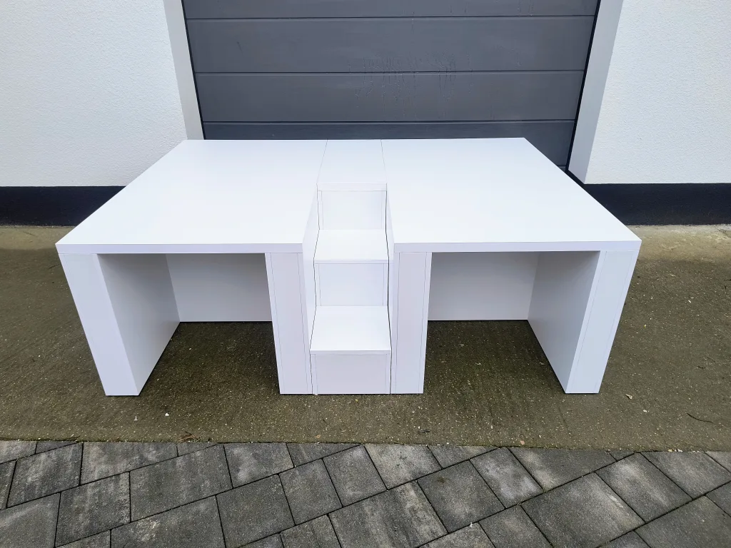 podest do pedicure, stanowisko do pedicure, podest pod fotel, fotel kosmetyczny, podest wysoki z wnęką.