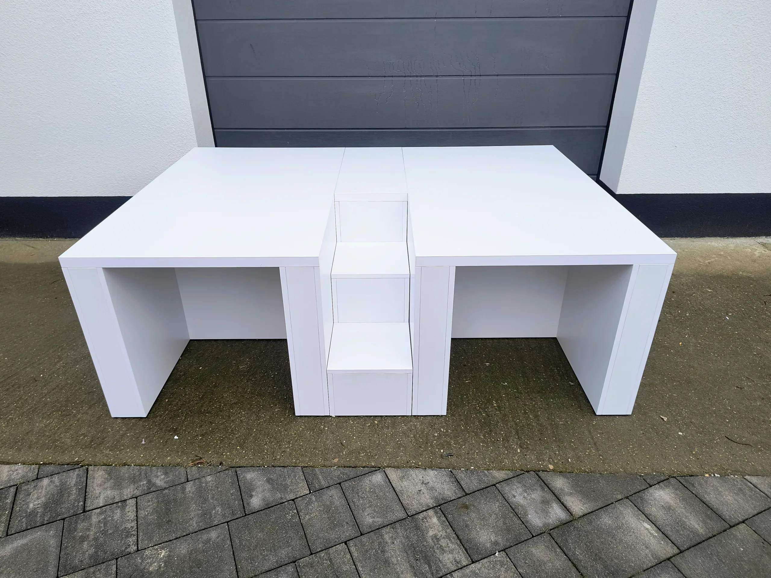 podest do pedicure, stanowisko do pedicure, podest pod fotel, fotel kosmetyczny, podest wysoki z wnęką.