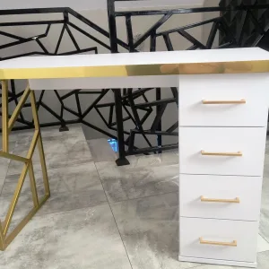 Biurko kosmetyczne, stół kosmetyczny, biurko do manicure z pochłaniaczem pyłu, biurko kosmetyczne afinia, biruko do manicure glamour